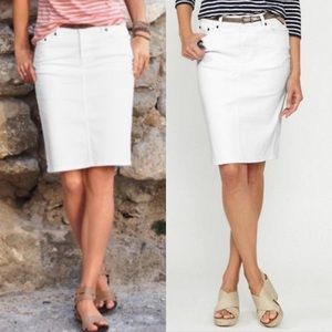 Five-Pocket Pencil Skirt - Garnet Hill